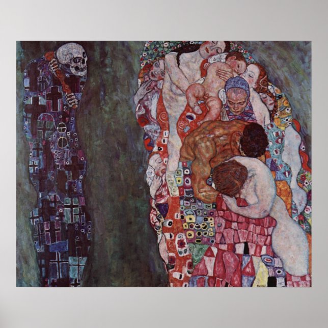 Gustav Klimt - Death and Life Poster (Front)