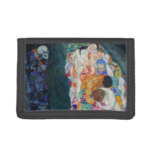 Gustav Klimt - Death and Life Trifold Wallet