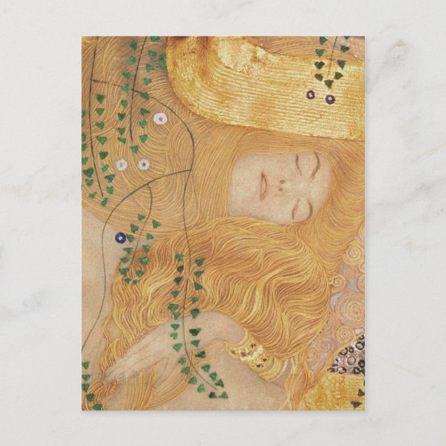 Gustav Klimt | Detail of Water Serpents I Postcard (Front)