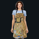 Gustav Klimt - Expectation, Stoclet Frieze Apron<br><div class="desc">The Tree of Life,  Stoclet Frieze,  Expectation - Gustav Klimt,  Cardboard,  1909</div>