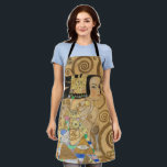 Gustav Klimt - Expectation, Stoclet Frieze Apron<br><div class="desc">The Tree of Life,  Stoclet Frieze,  Expectation - Gustav Klimt,  Cardboard,  1909</div>