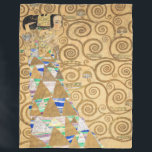 Gustav Klimt - Expectation, Stoclet Frieze Fleece Blanket<br><div class="desc">The Tree of Life,  Stoclet Frieze,  Expectation - Gustav Klimt,  Cardboard,  1909</div>
