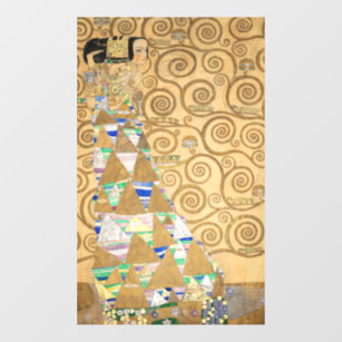 Gustav Klimt - Expectation, Stoclet Frieze Window Cling