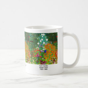 Gustav Klimt , "Farm Garden" Coffee Mug