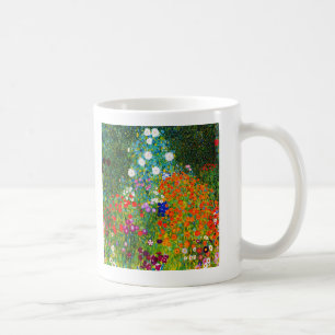Gustav Klimt , "Farm Garden" Coffee Mug
