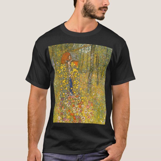 Gustav Klimt Farm Garden with Crucifix T-Shirt (Front)