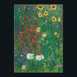 Gustav Klimt - Farm Garden with Sunflowers<br><div class="desc">Gustav Klimt - Farm Garden with Sunflowers</div>