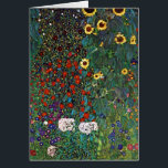 Gustav Klimt Farm Garden with Sunflowers<br><div class="desc">Gustav Klimt</div>
