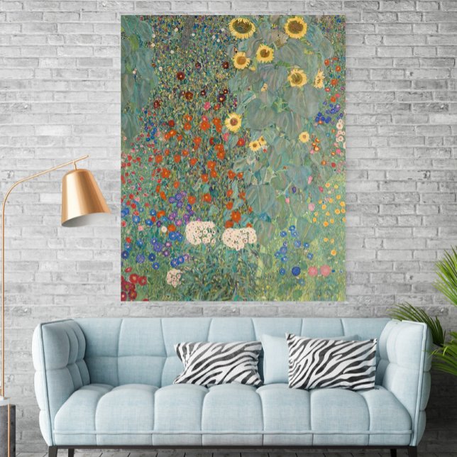 Gustav Klimt Farm Garden with Sunflowers (1907) Poster (Creator Uploaded)