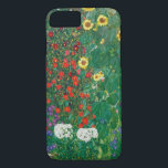 Gustav Klimt - Farm Garden with Sunflowers iPhone 8/7 Case<br><div class="desc">Gustav Klimt - Farm Garden with Sunflowers</div>