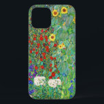 Gustav Klimt Farm Garden With Sunflowers Painting iPhone 12 Case<br><div class="desc">Gustav Klimt Farm Garden With Sunflowers Floral Vintage Art Nouveau Painting</div>