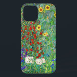 Gustav Klimt Farm Garden With Sunflowers Painting iPhone 12 Case<br><div class="desc">Gustav Klimt Farm Garden With Sunflowers Floral Vintage Art Nouveau Painting</div>