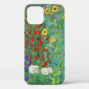 Gustav Klimt Farm Garden With Sunflowers Painting Case-Mate iPhone Case