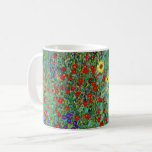 Gustav Klimt Farm Garden With Sunflowers Painting Coffee Mug<br><div class="desc">Gustav Klimt Farm Garden With Sunflowers Floral Vintage Art Nouveau Painting</div>