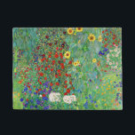 Gustav Klimt Farm Garden With Sunflowers Painting Doormat<br><div class="desc">Gustav Klimt Farm Garden With Sunflowers Floral Vintage Art Nouveau Painting</div>