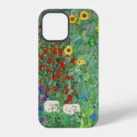 Gustav Klimt Farm Garden With Sunflowers Painting