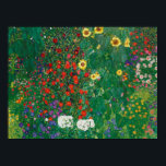 Gustav Klimt - Farm Garden with Sunflowers Poster<br><div class="desc">Gustav Klimt - Farm Garden with Sunflowers</div>