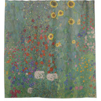 Gustav Klimt, Farm Garden with Sunflowers