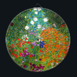 Gustav Klimt , "Farmhouse garden" Dartboard<br><div class="desc">I made this product for those who like Gustav Klimt.</div>