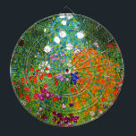 Gustav Klimt , "Farmhouse garden" Dartboard<br><div class="desc">I made this product for those who like Gustav Klimt.</div>