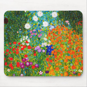 Gustav Klimt , “ Farmhouse garden ” Mouse Mat
