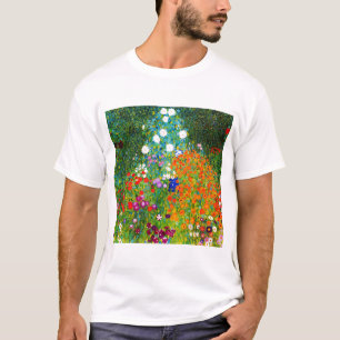 Gustav Klimt , "Farmhouse garden" T-Shirt