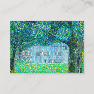 Gustav Klimt Farmhouse in Upper Austria Enclosure Card