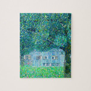Gustav Klimt Farmhouse in Upper Austria Jigsaw Puzzle