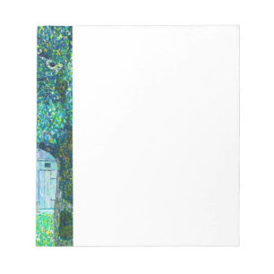 Gustav Klimt Farmhouse in Upper Austria Notepad