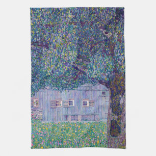 Gustav Klimt - Farmhouse in Upper Austria Tea Towel