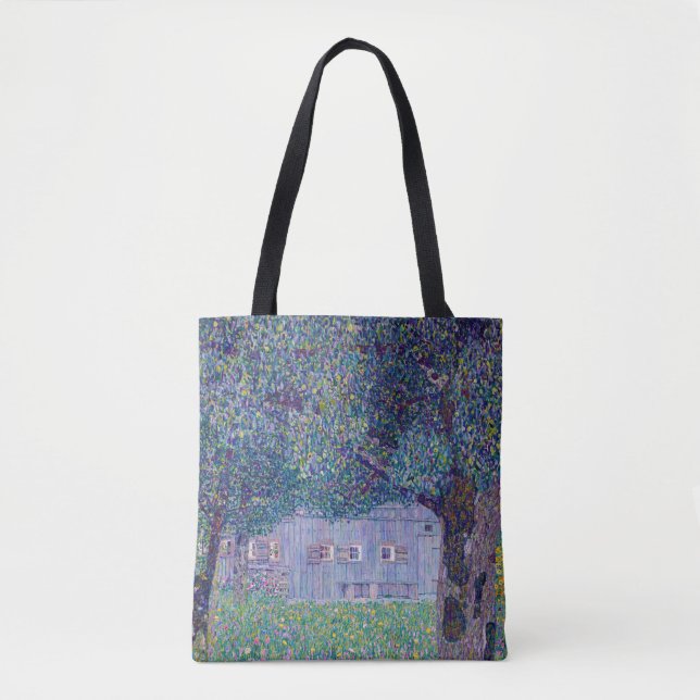 Gustav Klimt - Farmhouse in Upper Austria Tote Bag (Front)