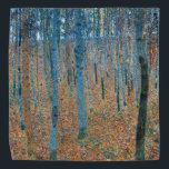 Gustav Klimt Fir Forest Tannenwald Red Trees Bandana<br><div class="desc">Vintage Gustav Klimt Fir Forest - Art Nouveau Red Trees This beautiful vintage paintings of trees is by master artist Gustav Klimt. The painting, called Fir Forest I, or Tannenwald, shows us a beautiful landscape with Red Fir Trees, through a dense forest. Gustav Klimt captured the feeling of vibrance in...</div>