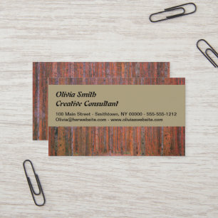 Gustav Klimt Fir Forest Tannenwald Red Trees Business Card