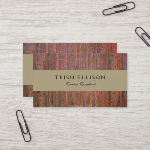 Gustav Klimt Fir Forest Tannenwald Red Trees Business Card