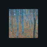 Gustav Klimt Fir Forest Tannenwald Red Trees Stone Magnet<br><div class="desc">Vintage Gustav Klimt Fir Forest - Art Nouveau Red Trees This beautiful vintage paintings of trees is by master artist Gustav Klimt. The painting, called Fir Forest I, or Tannenwald, shows us a beautiful landscape with Red Fir Trees, through a dense forest. Gustav Klimt captured the feeling of vibrance in...</div>