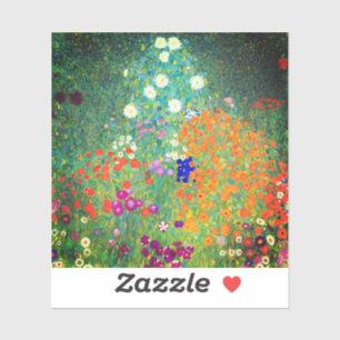 Gustav Klimt Flower Garden