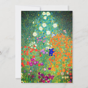 Gustav Klimt Flower Garden Announcement