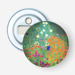 Gustav Klimt Flower Garden Bottle Opener