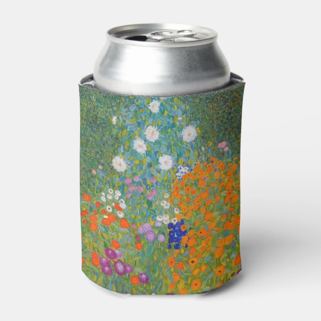 Gustav Klimt - Flower Garden Can Cooler (Can Front)
