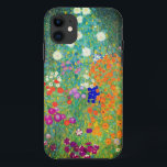 Gustav Klimt Flower Garden iPhone 11 Case<br><div class="desc">iPhone Case featuring Gustav Klimt’s oil painting Flower Garden (1906). A beautiful garden of purple,  red,  white,  blue,  and orange flowers. A great gift for fans of Art Nouveau and Austrian art.</div>