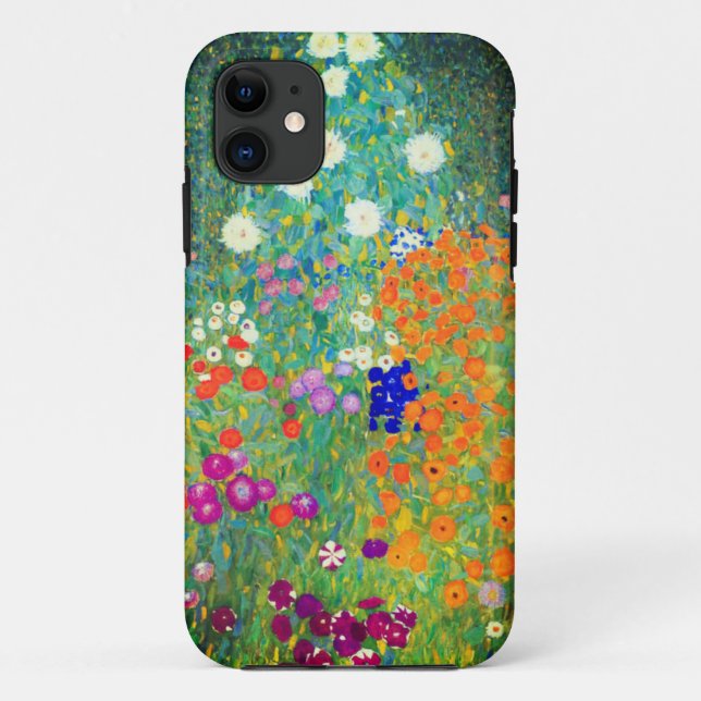 Gustav Klimt Flower Garden Case-Mate iPhone Case (Back)