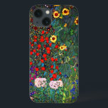 Gustav Klimt Flower Garden iPhone 13 Case<br><div class="desc">iPhone Case featuring Gustav Klimt’s oil painting Farm Garden with Sunflowers (1907). A beautiful garden of sunflowers and exquisite blue,  red,  purple,  pink,  and white flowers. A great gift for fans of Art Nouveau and Austrian art.</div>