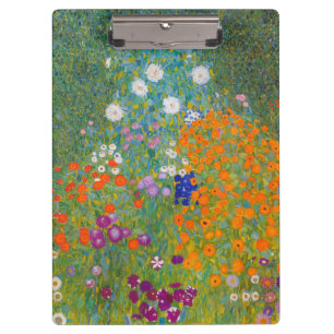 Gustav Klimt - Flower Garden Clipboard