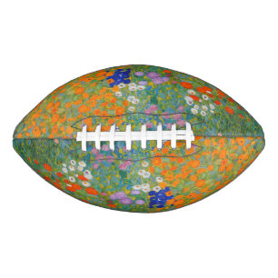 Gustav Klimt - Flower Garden Cornhole Set American Football