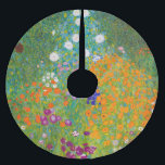Gustav Klimt Flower Garden Cottage Art Nouveau Brushed Polyester Tree Skirt<br><div class="desc">The Cottage Garden (Bauergarten) is a beautiful floral painting by Gustav Klimt, created between 1905 and 1907. This classic piece showcases a close-up of a vibrant flower garden, filled with an array of colourful blooms. Klimt’s intricate brushwork and attention to detail highlight the natural beauty of the garden, capturing its...</div>