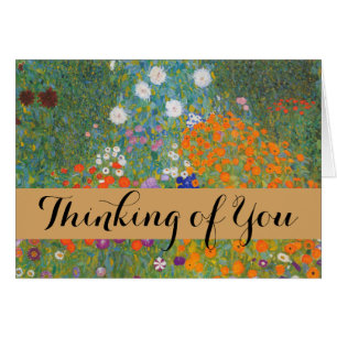 Gustav Klimt Flower Garden Cottage Nature