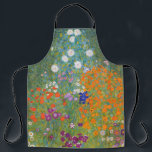 Gustav Klimt Flower Garden Cottage Nature Apron<br><div class="desc">A beautiful garden painting - this is a classic painting by Gustav Klimt,  called Cottage Garden,  or Bauergarten,  1907,  which is a close up of a flower garden,  a colourful floral painting.</div>