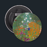 Gustav Klimt Flower Garden Cottage Nature Bottle Opener<br><div class="desc">A beautiful garden painting - this is a classic painting by Gustav Klimt,  called Cottage Garden,  or Bauergarten,  1907,  which is a close up of a flower garden,  a colourful floral painting.</div>