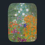 Gustav Klimt Flower Garden Cottage Nature Burp Cloth<br><div class="desc">A beautiful garden painting - this is a classic painting by Gustav Klimt,  called Cottage Garden,  or Bauergarten,  1907,  which is a close up of a flower garden,  a colourful floral painting.</div>