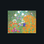 Gustav Klimt Flower Garden Cottage Nature Canvas Print<br><div class="desc">A beautiful garden painting - this is a classic painting by Gustav Klimt,  called Cottage Garden,  or Bauergarten,  1907,  which is a close up of a flower garden,  a colourful floral painting.</div>